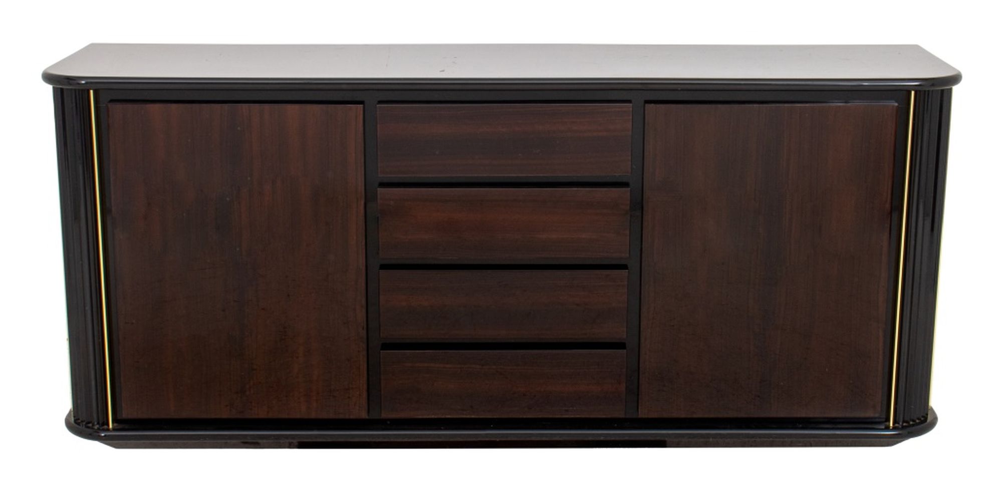 ITALIAN LACQUERED FAUX ROSEWOOD 30c619