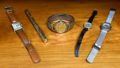 Four vintage wristwatches, including;
