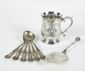 Early American silverplate including