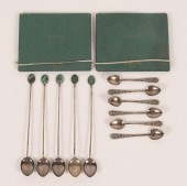 Japanese sterling silver spoons and