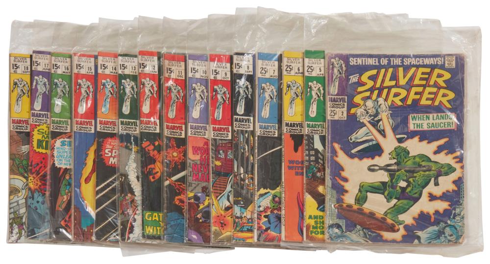 A GROUP OF SILVER AGE MARVEL SILVER 30ae44