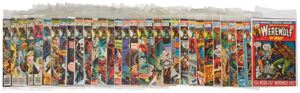A GROUP OF BRONZE AGE MARVEL WEREWOLF 30ae54