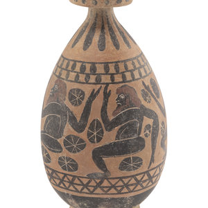 An Etruscan Aryballos with Dancing 30af61