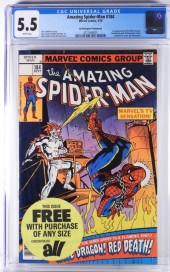 MARVEL AMAZING SPIDER-MAN #184 CGC 5.5