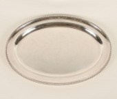 George III sterling silver serving tray