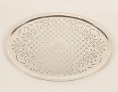 George III sterling silver tray insert;