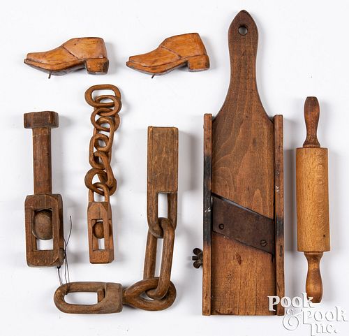 WOODENWARE TO INCLUDE CARVED WHIMSEYS  30e549