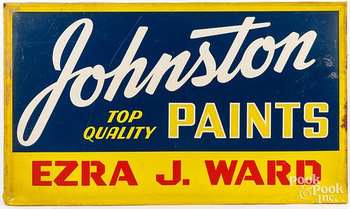 PAIR OF TIN ADVERTISING SIGNS FOR 30ea63
