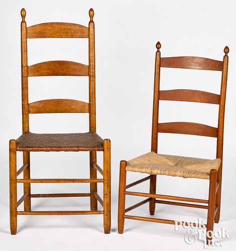 TWO SHAKER CHAIRS WITH TILTERS  30f9a4