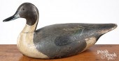 WARD BROTHERS CARVED PINTAIL DUCK DECOYWard