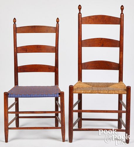 TWO SHAKER CHAIRS WITH TILTERS  30f9df