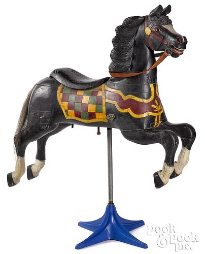 CARVED AND PAINTED CAROUSEL HORSE  30fa4d