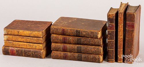 GROUP OF LEATHER BOUND BOOKSGroup 30d749