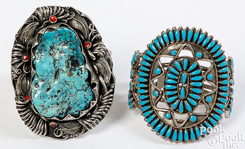TWO NATIVE AMERICAN INDIAN CUFF 30d93d