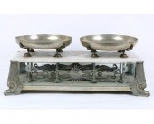 Argentinian counter balance scale; marble