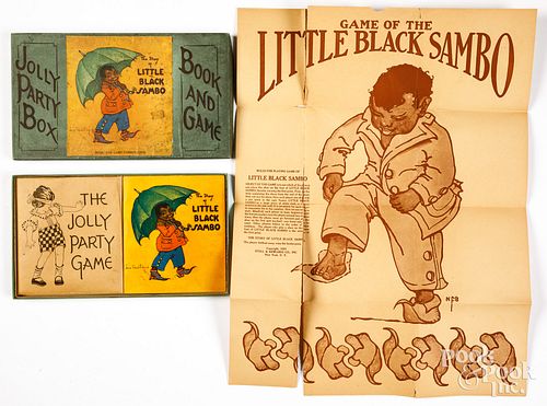 LITTLE BLACK SAMBO JOLLY PARTY BOX BOOK