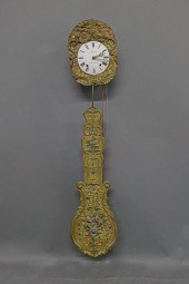 French morbier clock signed Langlois