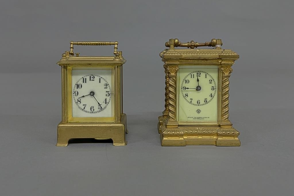 Ansonia brass cased carriage clock 310d52