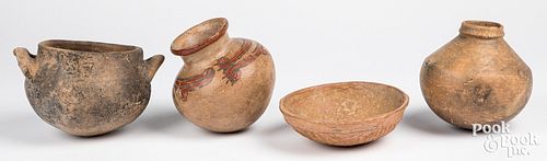 FOUR PRE COLUMBIAN POTTERY ITEMSFour 310ddc