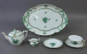 Herend green Chinese bouquet partial