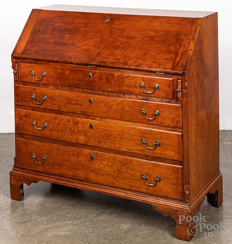 NEW ENGLAND CHIPPENDALE CHERRY 30fdd1