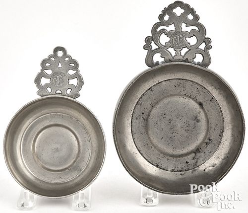 TWO PROVIDENCE RHODE ISLAND PEWTER 31042a