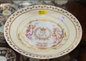 SEVRES STYLE CHATEAU DES TUILERIES PLATE