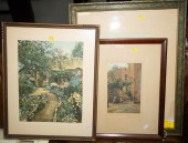 THREE LARGE FRAMED WALLACE NUTTING PRINTS