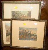 THREE FRAMED WALLACE NUTTING PRINTS