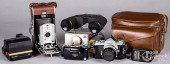 GROUP OF VINTAGE CAMERAS AND ACCESSORIESGroup 3131eb