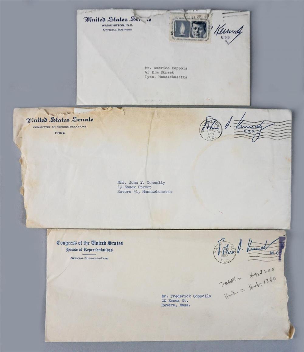 TWO JOHN F KENNEDY LETTERS TOGETHER 313305