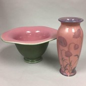 ROOKWOOD ART POTTERY BOWL AND A ROOKWOOD