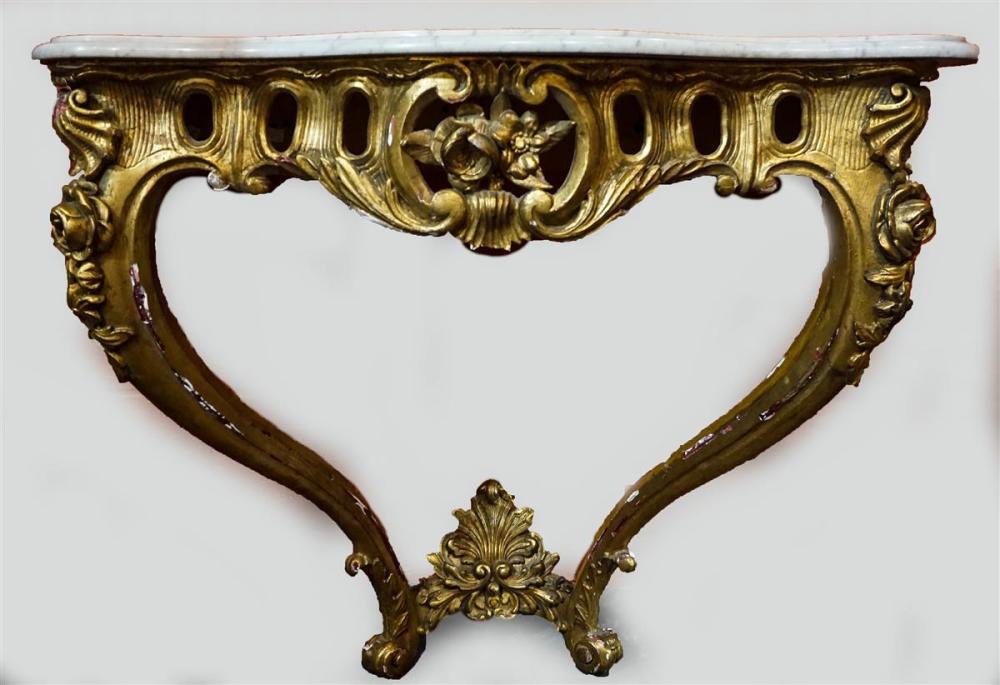 LOUIS XVI STYLE GILTWOOD CONSOLE 3133be