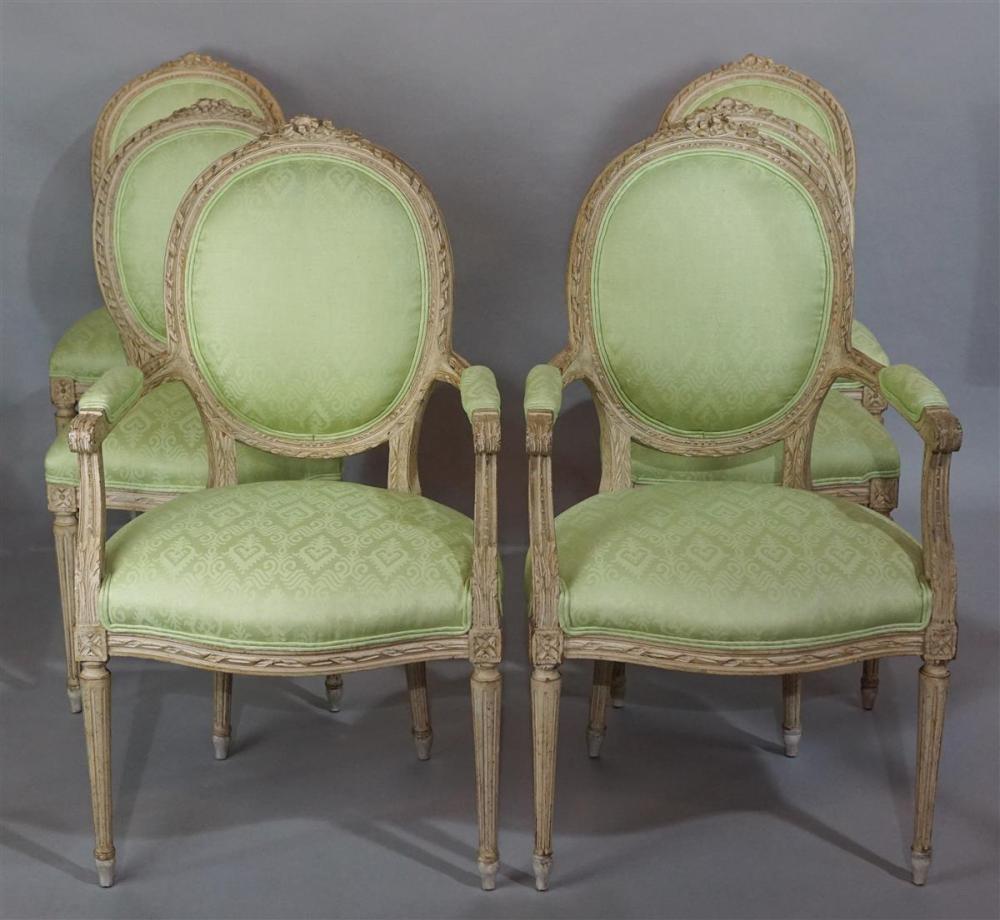 SET OF SIX LOUIS XVI STYLE PAINTED 313482