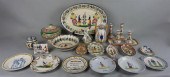 COLLECTION OF HENRIOT QUIMPER ITEMSCOLLECTION