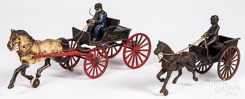 CAST IRON HORSE DRAWN DOCTOR S 313731