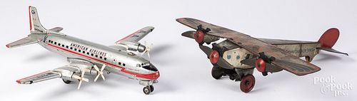 TWO TOY AIRPLANESTwo toy airplanes  313751
