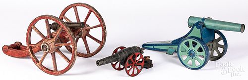 THREE TOY CANNONSThree toy cannons  313768