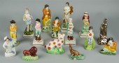 COLLECTION OF STAFFORDSHIRE AND LEEDS