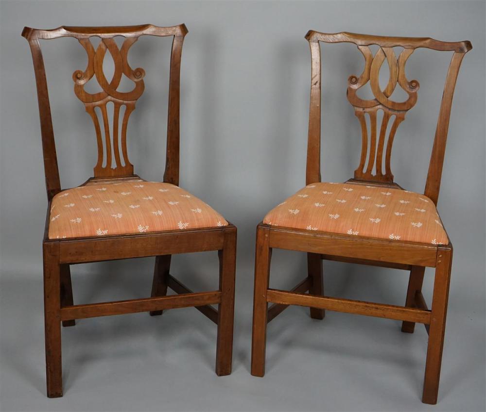 PAIR OF NEW ENGLAND CHIPPENDALE 313c10
