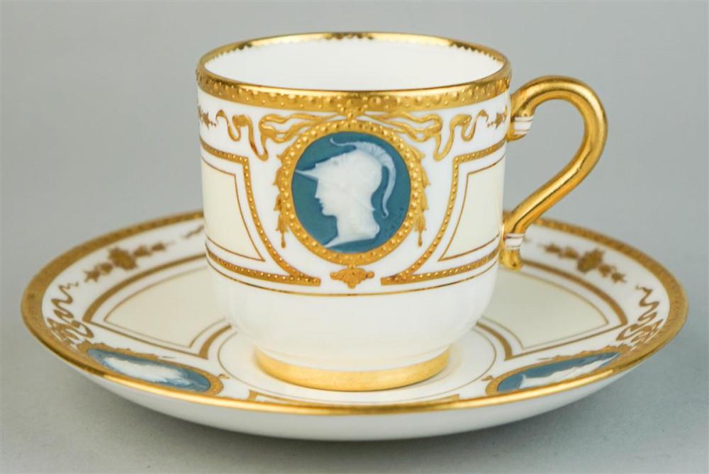MINTONS PATE SUR PATE CUP AND SAUCER  313d35