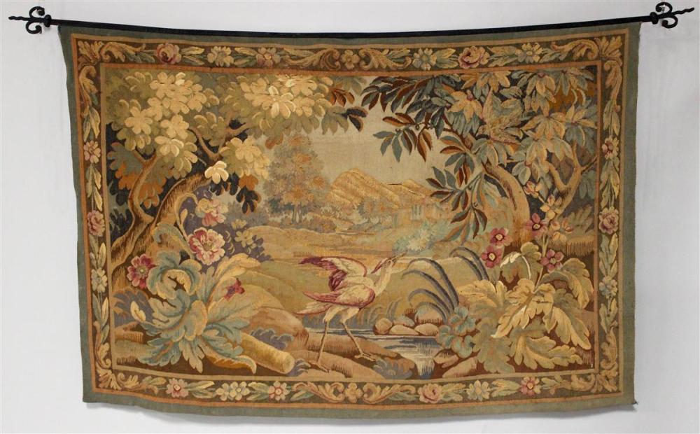 FRENCH VERDURE TAPESTRY, 19TH/20TH