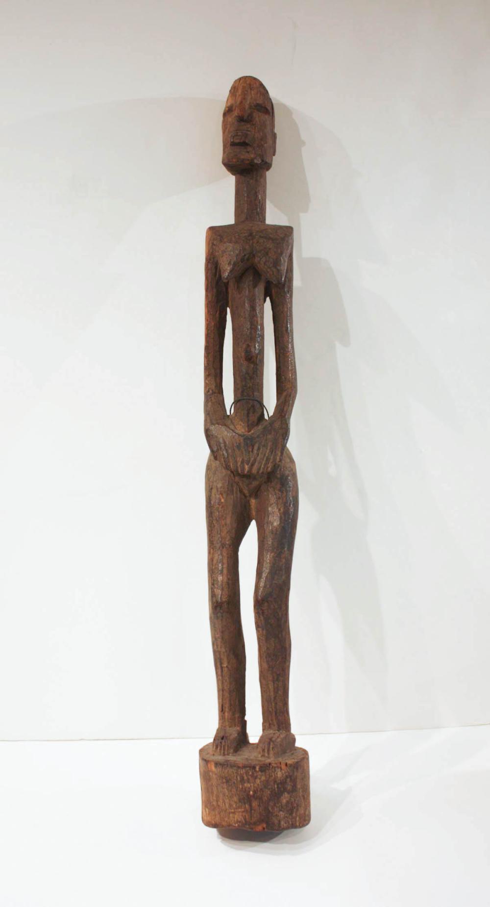 AFRICAN CARVED WOOD DOGON FIGURE  314355