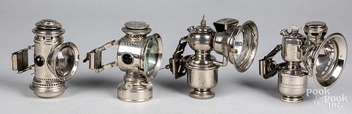 FOUR BICYCLE LAMPS CA 1900Four 314453