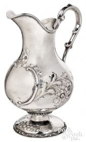 NEW ORLEANS COIN SILVER PITCHER, MID