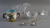 GROUP OF LALIQUE AND TIFFANY & CO. SMALL