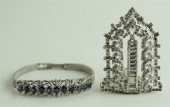 SAPPHIRE AND WHITE METAL BRACELET 312742