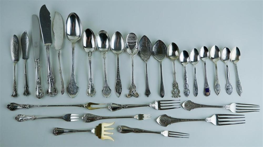 GROUP OF SILVER FLATWARE AND OTHER 312aed