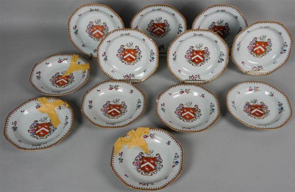 SET OF 12 CHINESE EXPORT FAMILLE 312d62