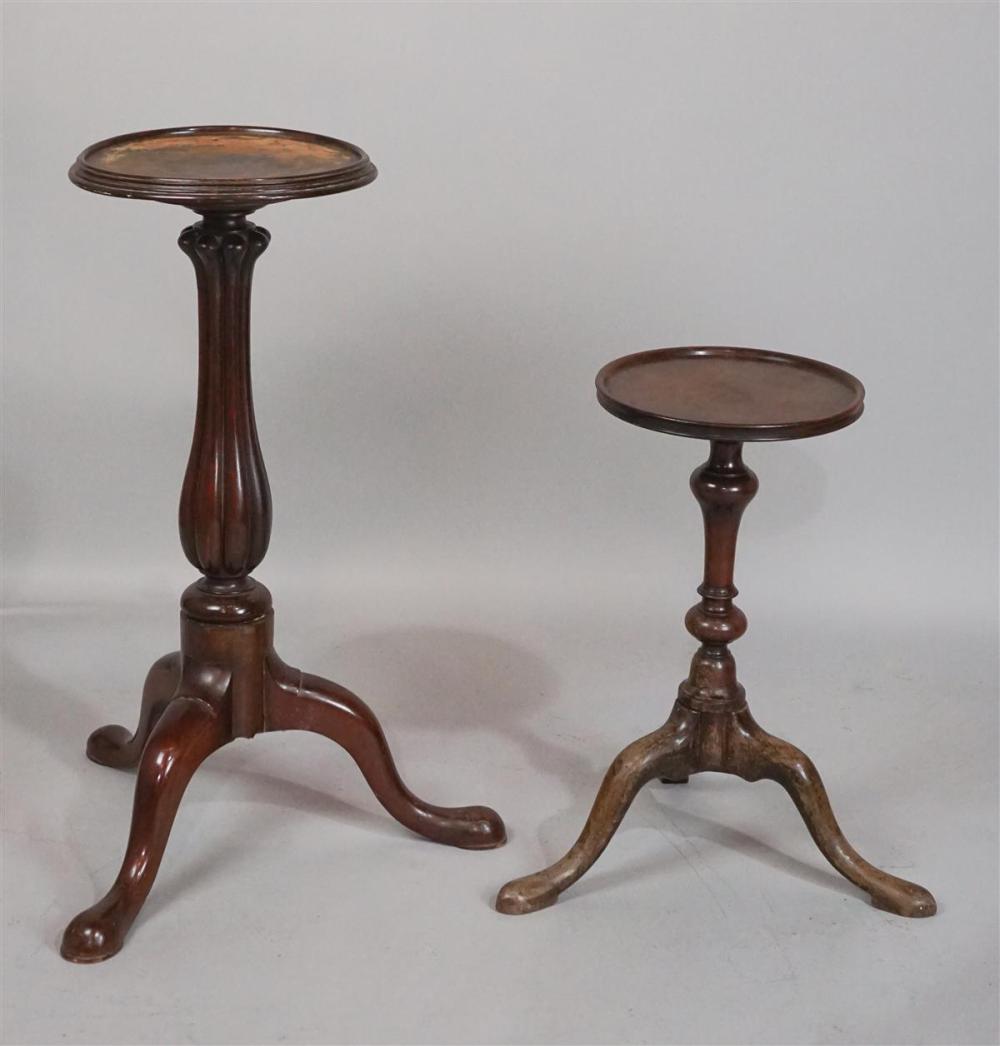 TWO SMALL QUEEN ANNE STYLE MAHOGANY 3130d4